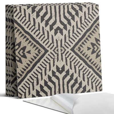 Pvc falburkolat négyzet Geometrikus minta vonalakkal