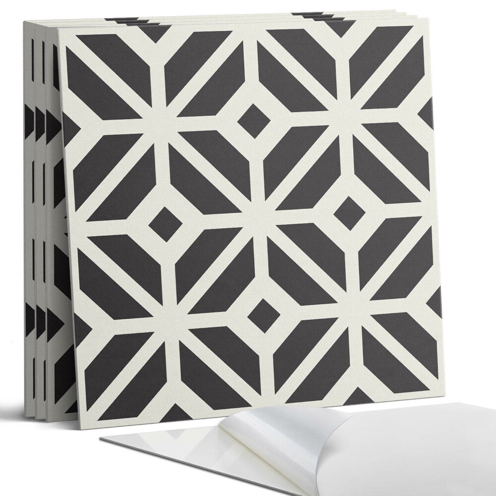 Falpanel négyzet Geometrikus minta rombuszokkal