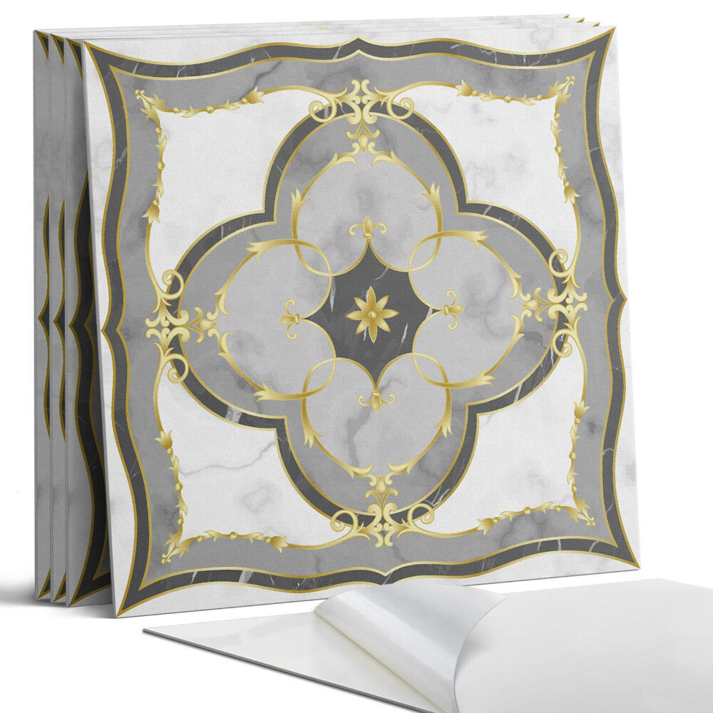 Pvc falburkolat négyzet Elegáns minta díszekkel