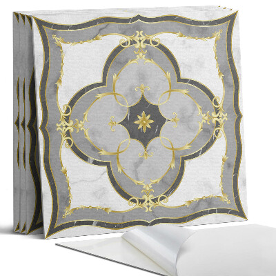 Pvc falburkolat négyzet Elegáns minta díszekkel