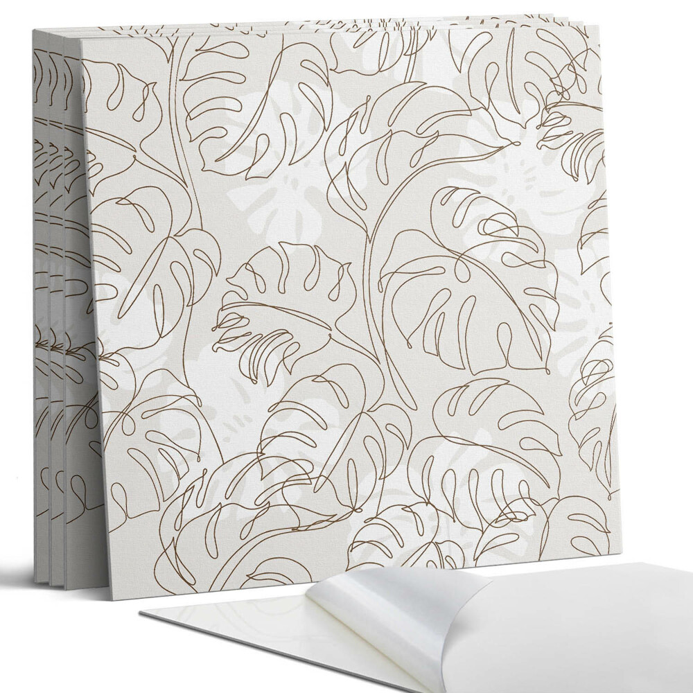 Falpanel négyzet Levélminta sorban