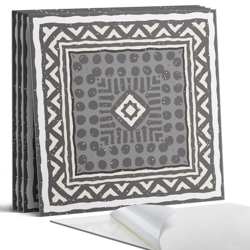 Öntapadó falburkolat négyzet Geometrikus minta keretekkel