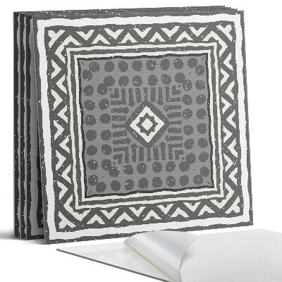 Öntapadó falburkolat négyzet Geometrikus minta keretekkel