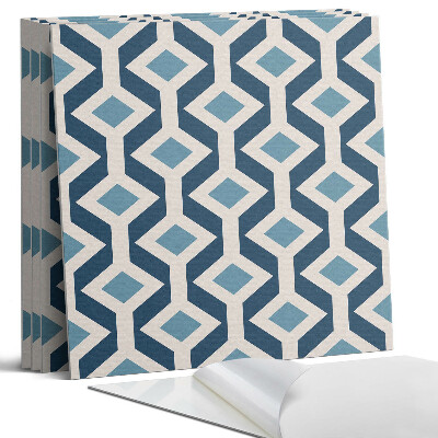 Falpanel négyzet Geometrikus rombusz minta