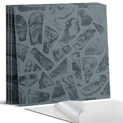 Öntapadó falburkolat négyzet Fa minta különböző formákban