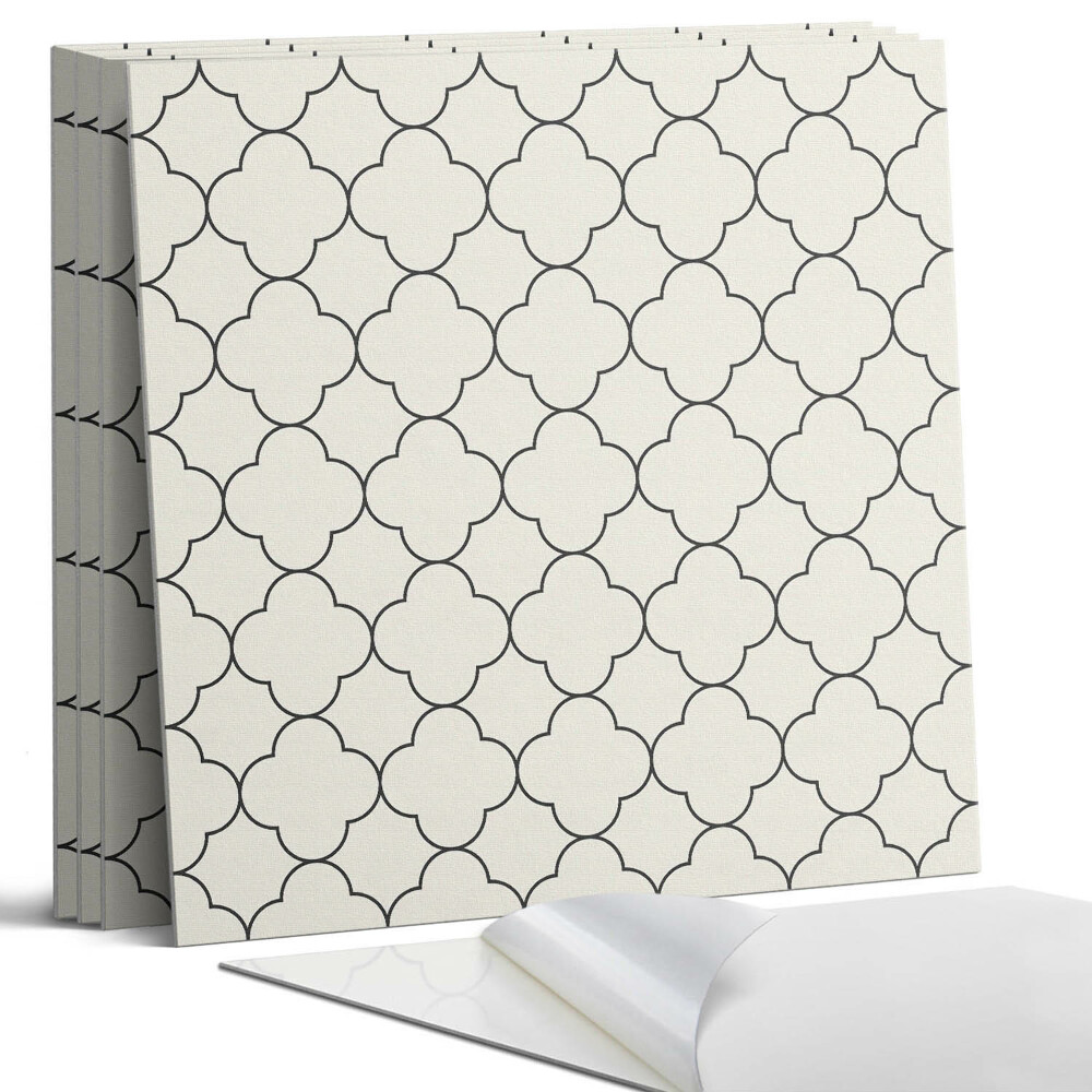 Öntapadó falburkolat négyzet Virágminta hálóban