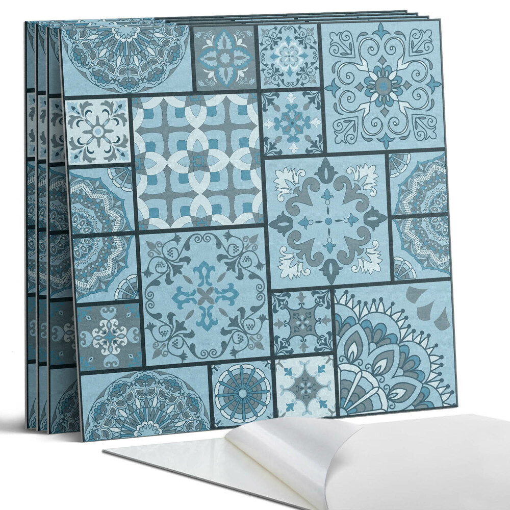 Öntapadó falburkolat négyzet Geometrikus mozaik minták