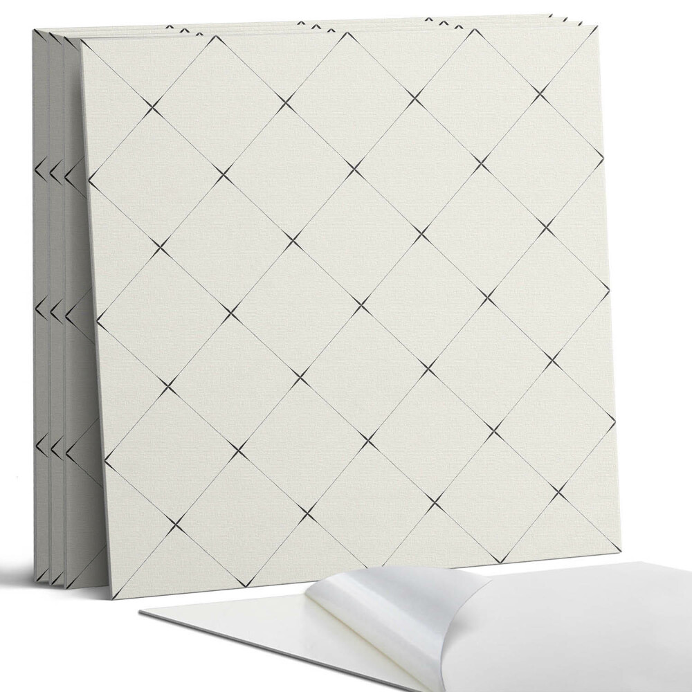 Pvc falburkolat négyzet Geometrikus rombusz minta