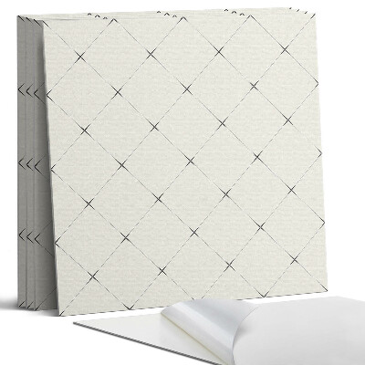 Pvc falburkolat négyzet Geometrikus rombusz minta