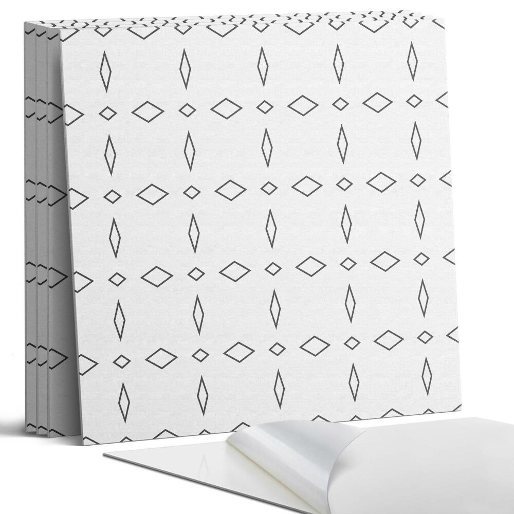 Pvc falburkolat négyzet Geometrikus rombusz minta