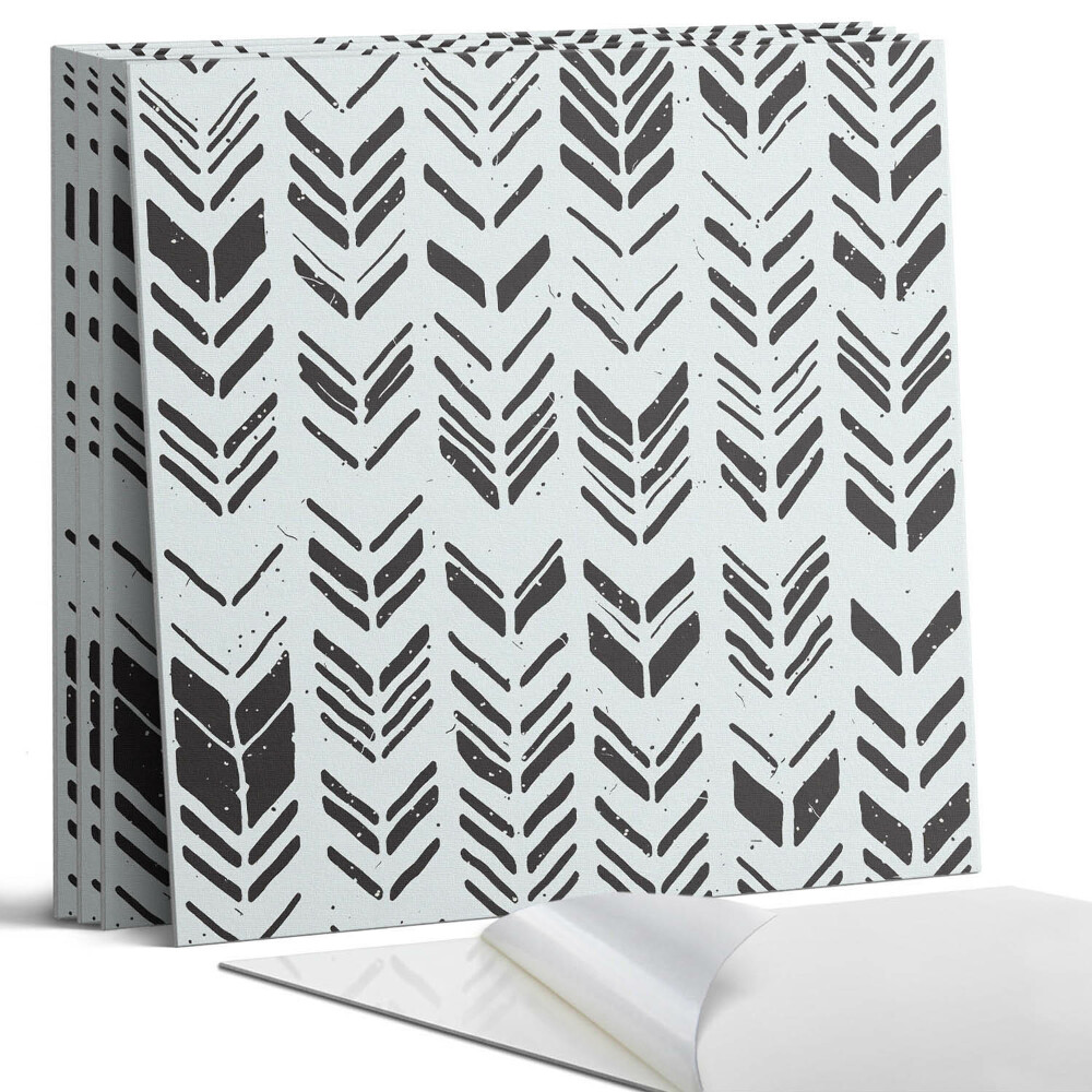 Öntapadó falburkolat négyzet Nyílminta egy sorban