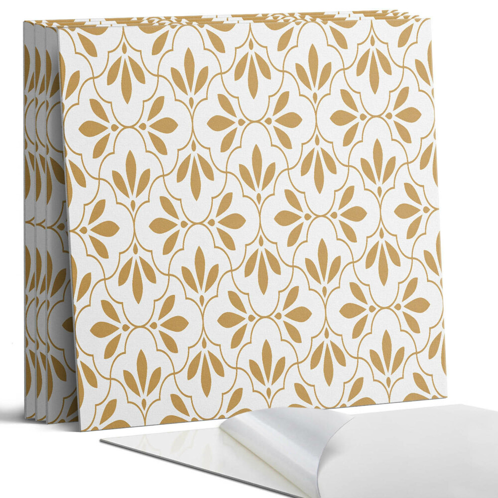 Falpanel négyzet Elegáns növényi minta