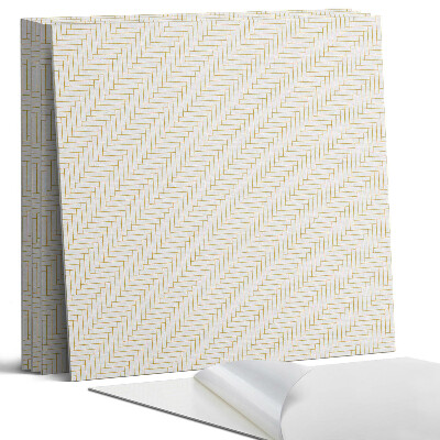 Falpanel négyzet Halszálkás minta