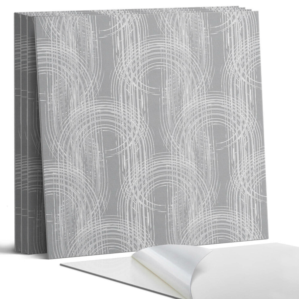 Falpanel négyzet Absztrakt körök az elrendezésben