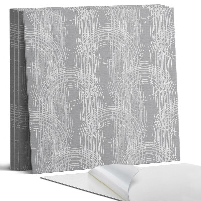 Falpanel négyzet Absztrakt körök az elrendezésben