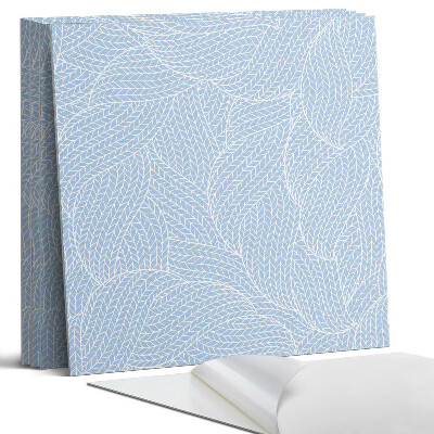 Öntapadó falburkolat négyzet Hullámos levélminta