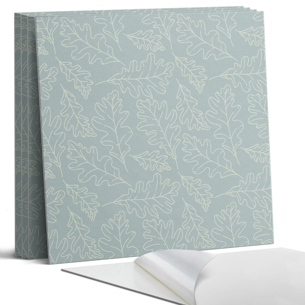 Falpanel négyzet Levelek finom háttéren