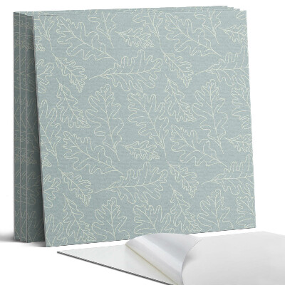 Falpanel négyzet Levelek finom háttéren