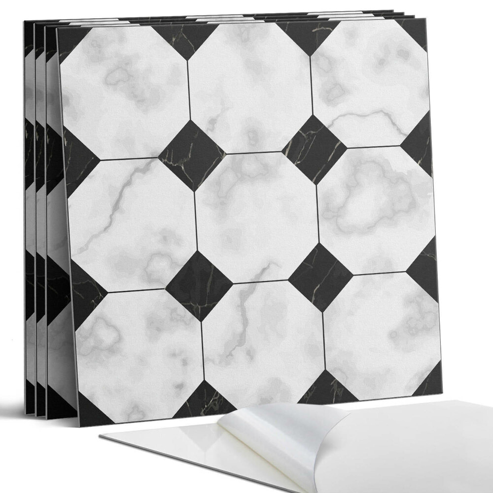 Öntapadó falburkolat négyzet Geometrikus csempe minták