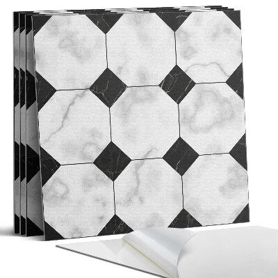 Öntapadó falburkolat négyzet Geometrikus csempe minták