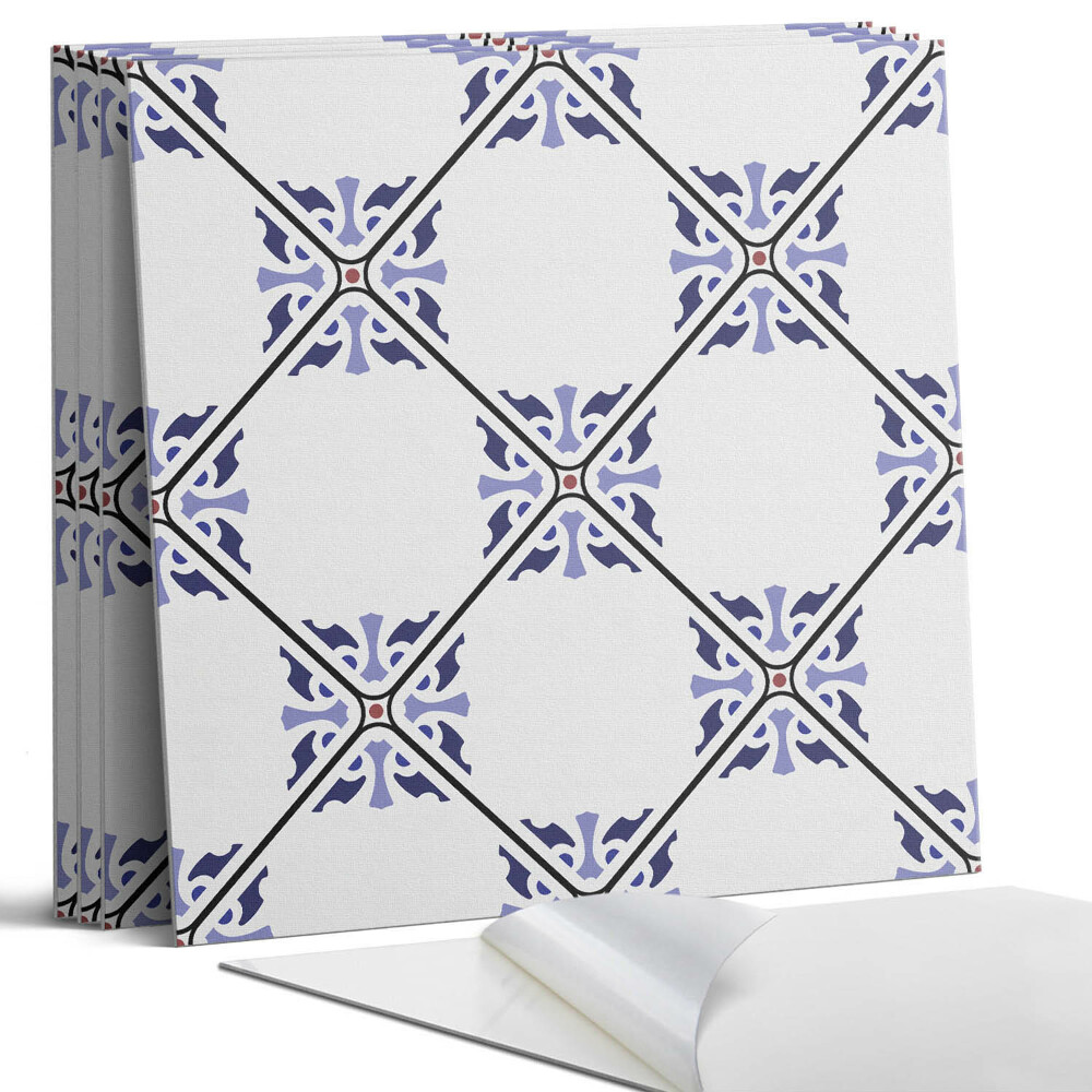 Öntapadó falburkolat négyzet Virágmintás minta