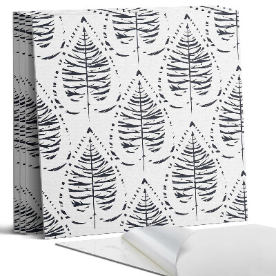 Pvc falburkolat négyzet Ritmikus levélmintázat