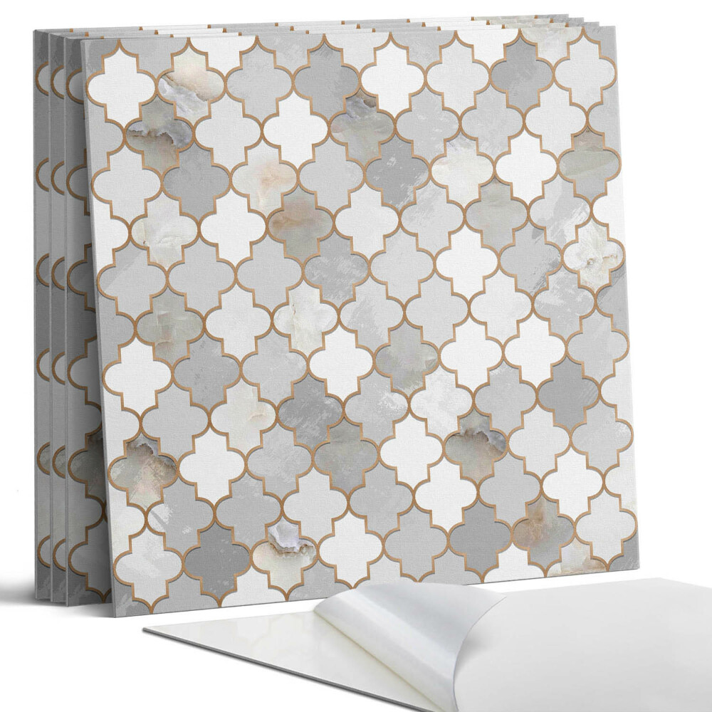 Öntapadó falburkolat négyzet Mozaikminta formákkal