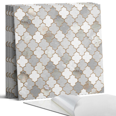 Öntapadó falburkolat négyzet Mozaikminta formákkal