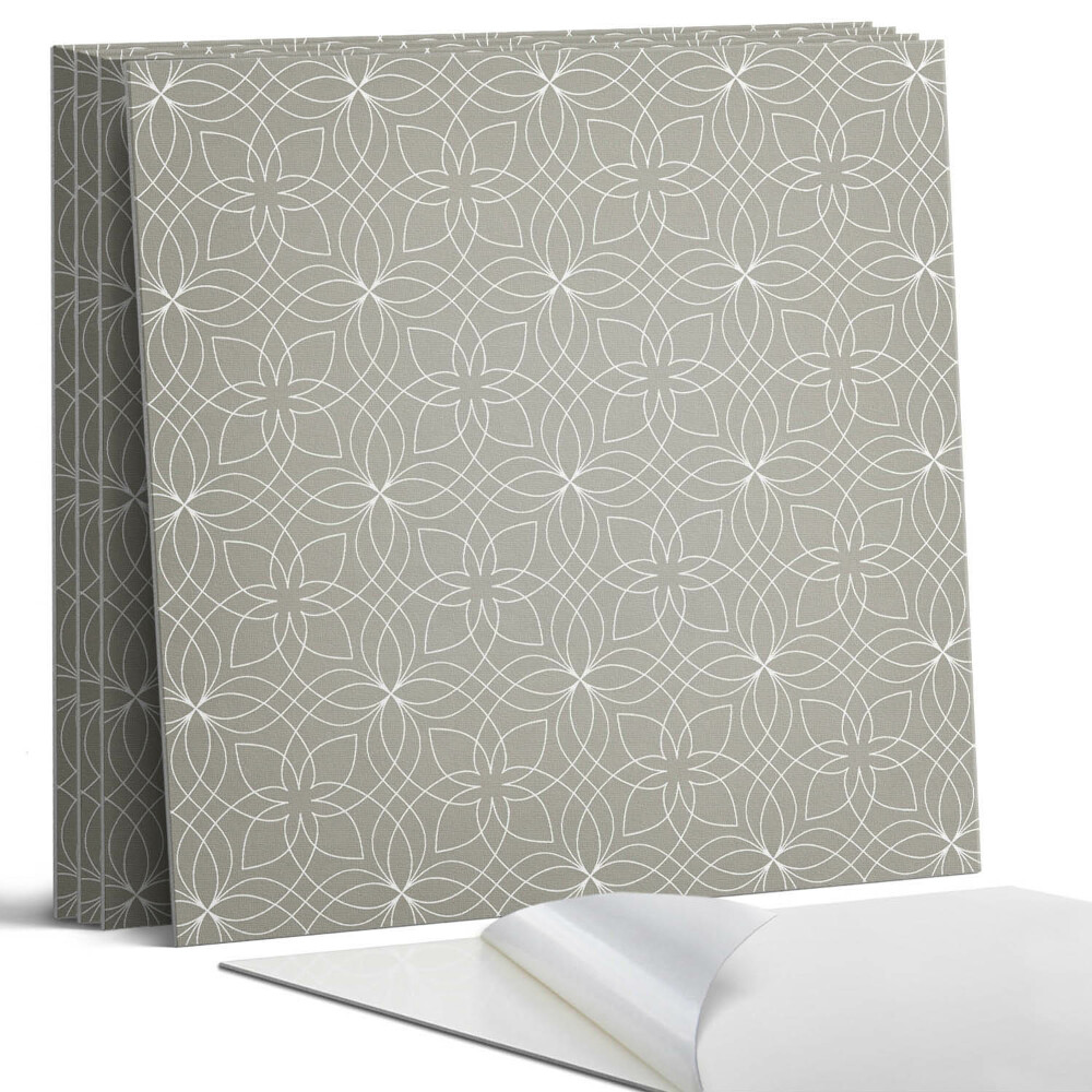 Falpanel négyzet Geometrikus virágminta