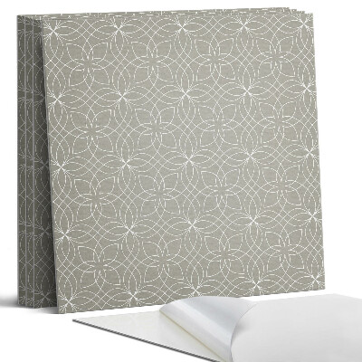 Falpanel négyzet Geometrikus virágminta