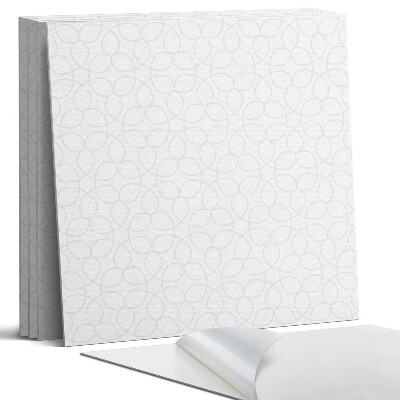 Pvc falburkolat négyzet Finom minta körökkel