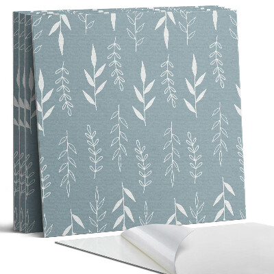 Pvc falburkolat négyzet Növényi minta a háttérben