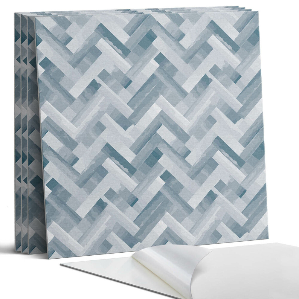 Öntapadó falburkolat négyzet Cikcakk csíkos minta