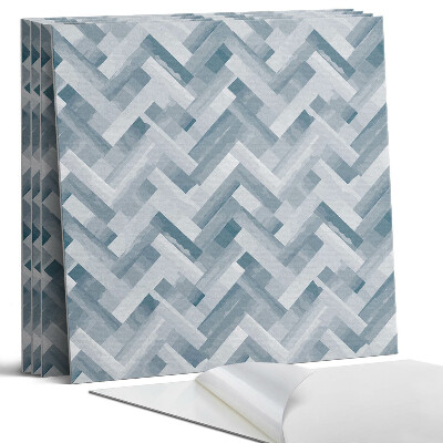 Öntapadó falburkolat négyzet Cikcakk csíkos minta