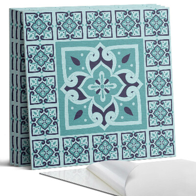 Pvc falburkolat négyzet Virágmotívumos minta