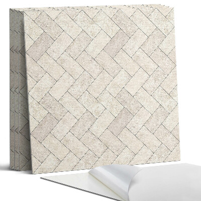 Öntapadó falburkolat négyzet Halszálkás minta