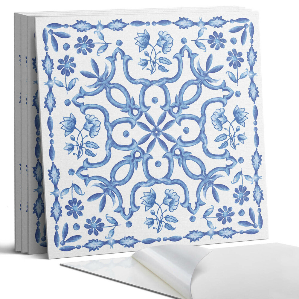 Pvc falburkolat négyzet Virágos dekoratív minta