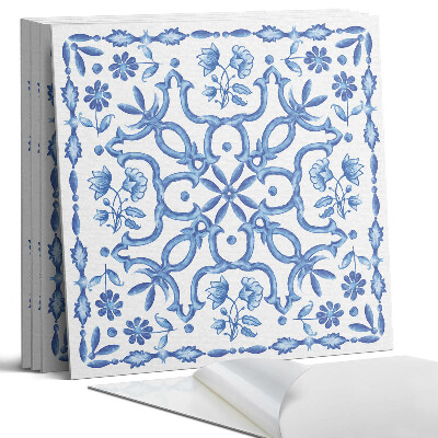 Pvc falburkolat négyzet Virágos dekoratív minta