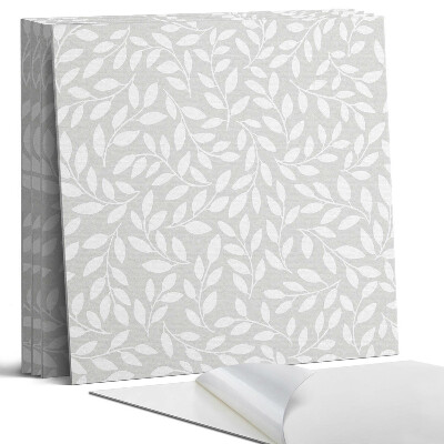 Pvc falburkolat négyzet Finom levélminta