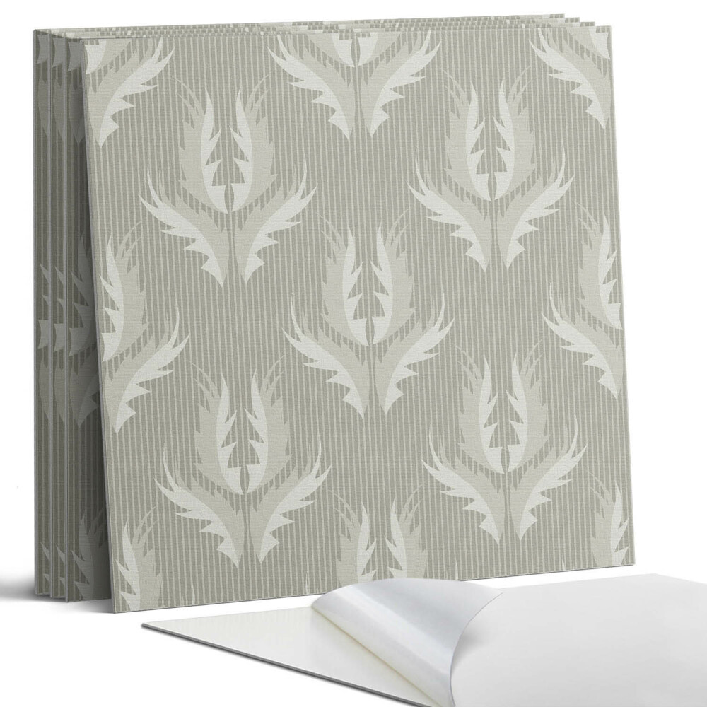 Öntapadó falburkolat négyzet Stílusos növényi minta