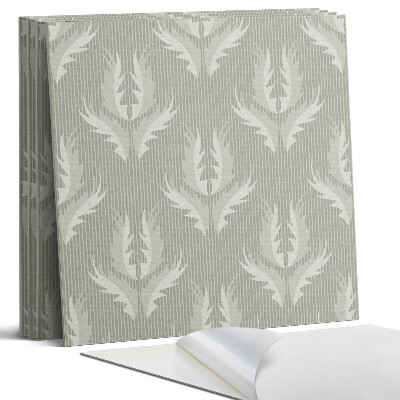 Öntapadó falburkolat négyzet Stílusos növényi minta