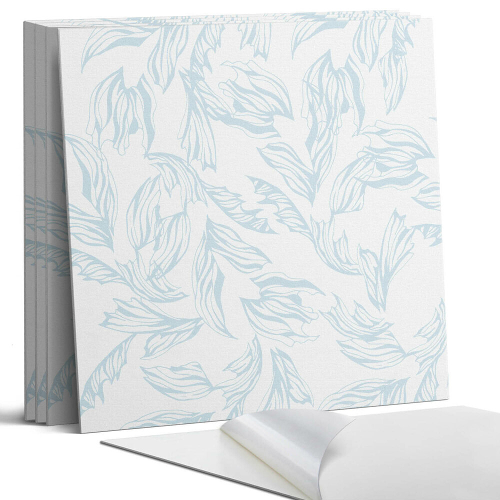 Öntapadó falburkolat négyzet Finom levélminta