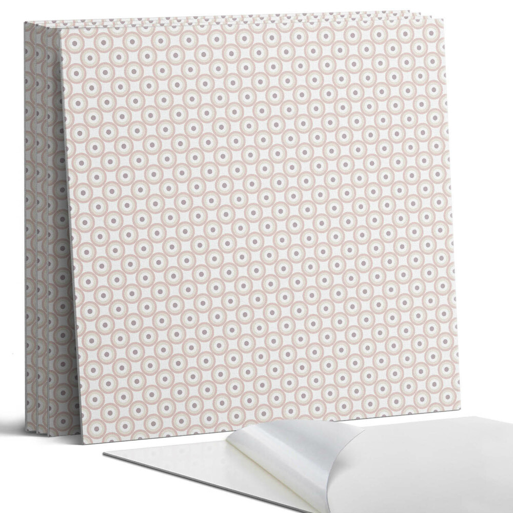 Pvc falburkolat négyzet Körökből álló minta rácsban