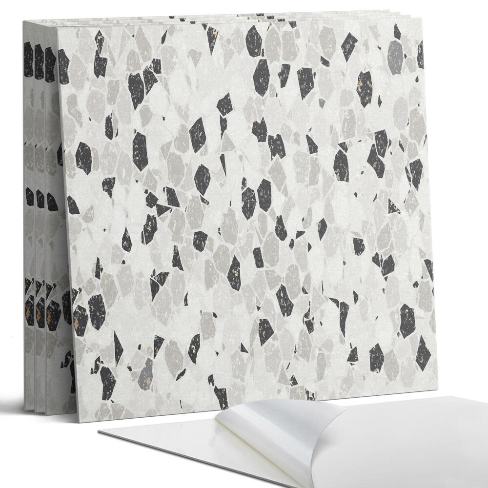 Pvc falburkolat négyzet Terrakotta minta kövekkel