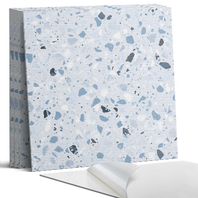 Öntapadó falburkolat négyzet Kőtöredékekkel díszített minta