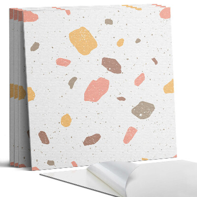 Falpanel négyzet Absztrakt minta foltokkal