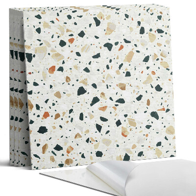 Pvc falburkolat négyzet Minta kövekkel a háttérben