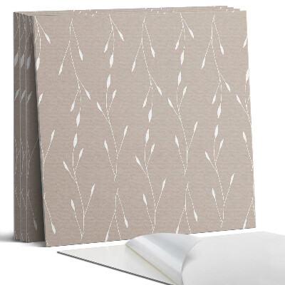 Falpanel négyzet Finom növényi minta