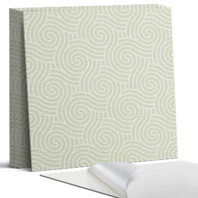 Falpanel négyzet Hullámok spirális mintázatban