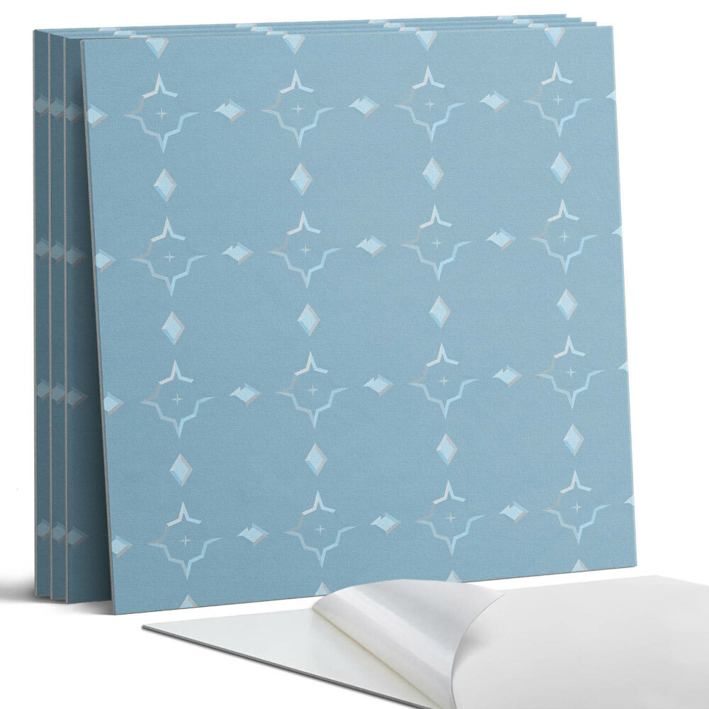 Öntapadó falburkolat négyzet Geometrikus gyémántminta